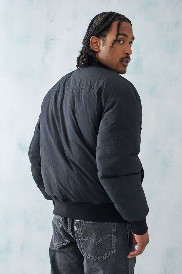 Dickies Black Overbrook Bomber Jacket | Urban Outfitters UK