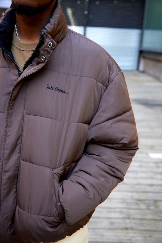 iets frans... Chaqueta puffer marrón reciclada resistente al agua #1
