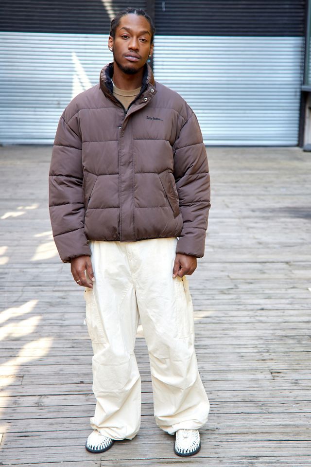 iets frans... Chaqueta puffer marrón reciclada resistente al agua #2