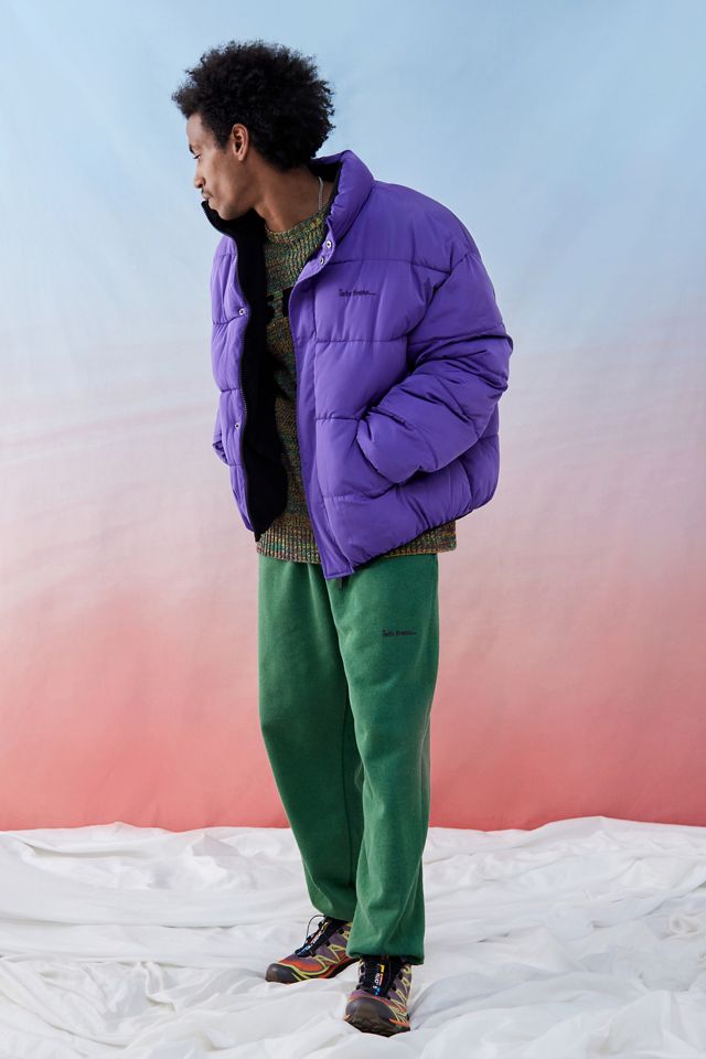 iets frans... Recycled Purple Water-Resistant Puffer Jacket #1