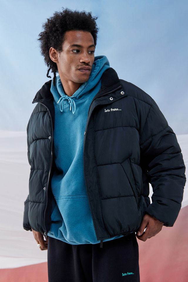 iets frans Recycled Water-Resistant Hooded 90s Sports Puffer