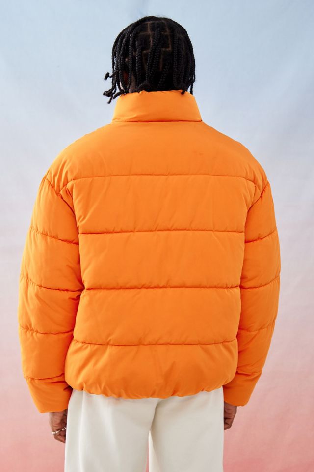 Cheap monday puffer jacket on sale orange