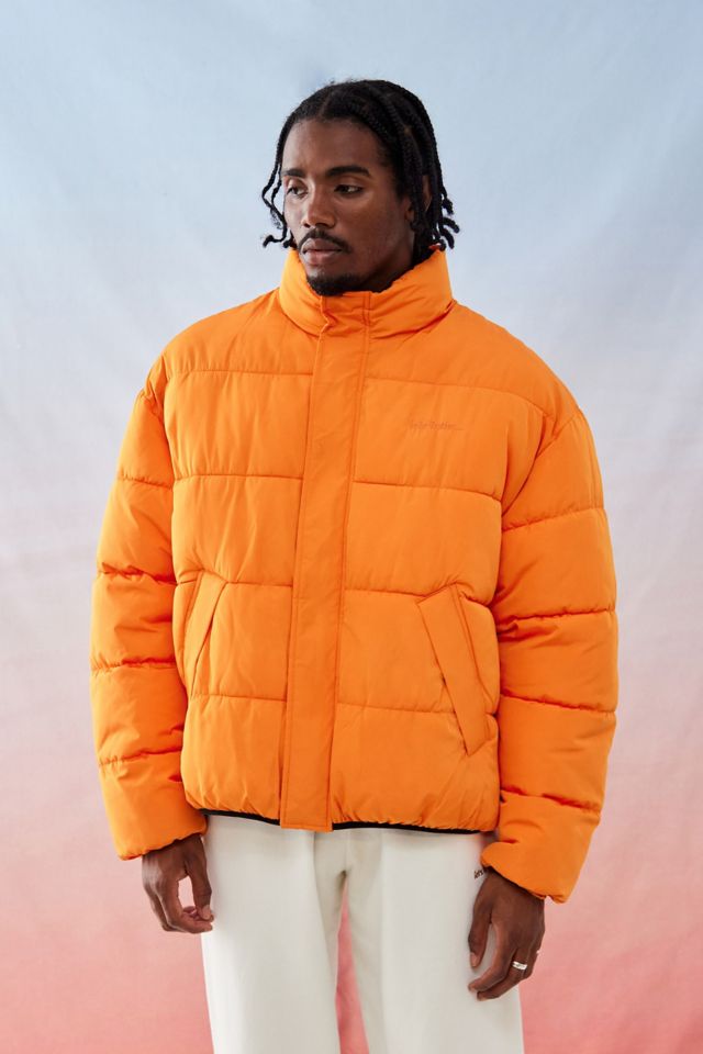 Cheap monday puffer outlet jacket orange