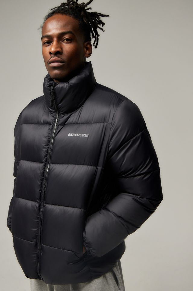 Long black 2024 puffer jacket mens