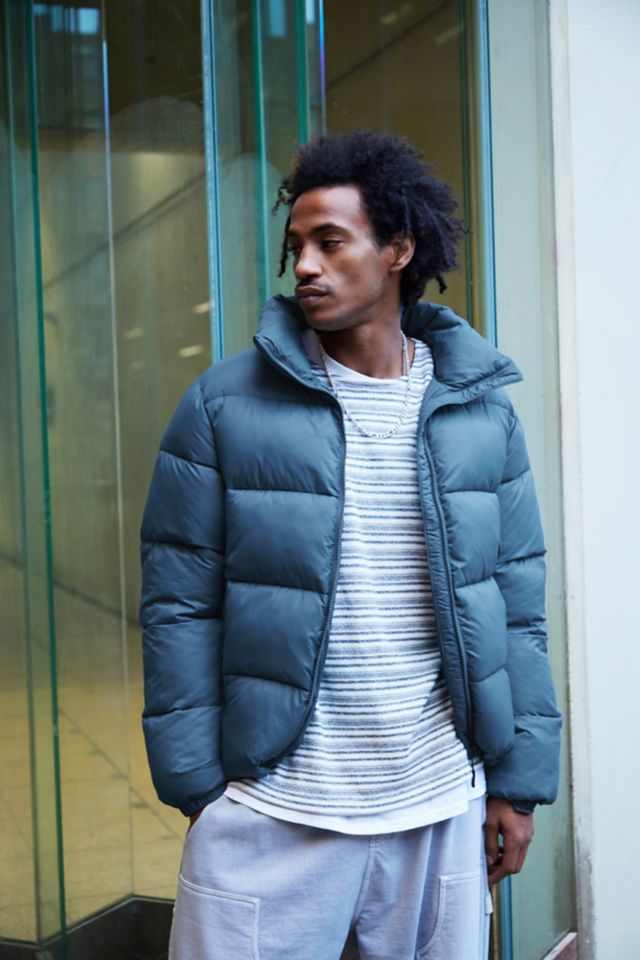 iets frans... Teal Ripstop Nylon Puffer Jacket | Urban