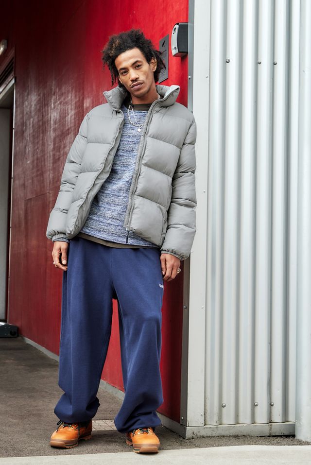 iets frans... Grey Ripstop Nylon Puffer Jacket #1
