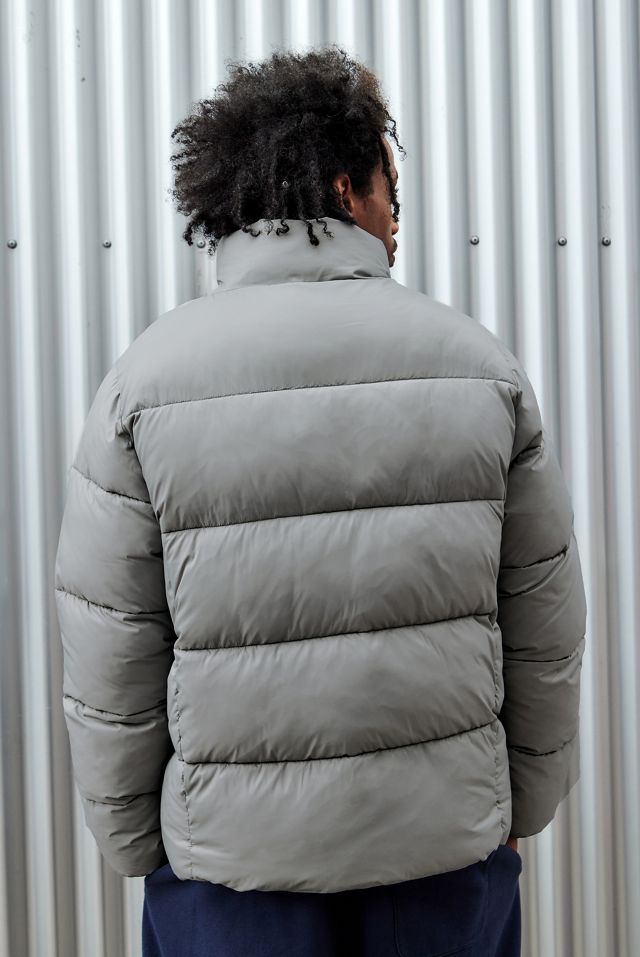 iets frans... Grey Ripstop Nylon Puffer Jacket #4