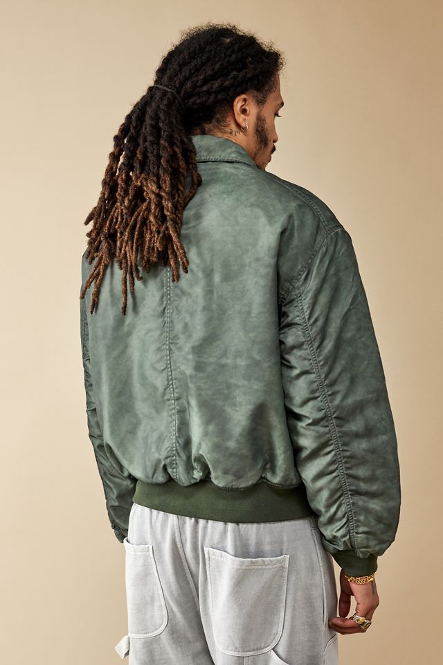 BDG Ruari Gewaschene Grüne Bomberjacke #4