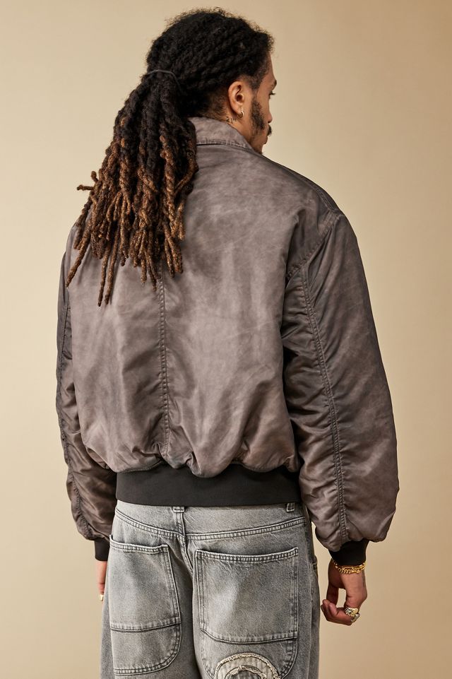 BDG Ruari Washed Brown Bomber Jacket  #3