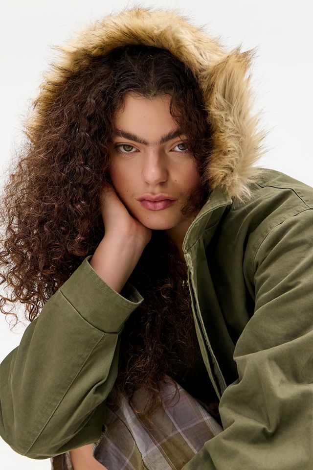 Parka Oversize Urban Outfitters - Taille S, Occasion Très Bon état, Style Décontracté, Pour Femme