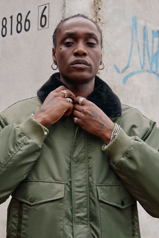BDG Khaki Kaden Bomber Jacket #2