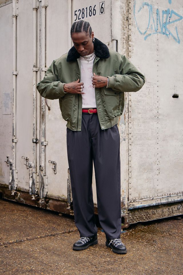 BDG Khaki Kaden Bomber Jacket #3