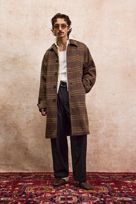 Loom Karierter Trenchcoat