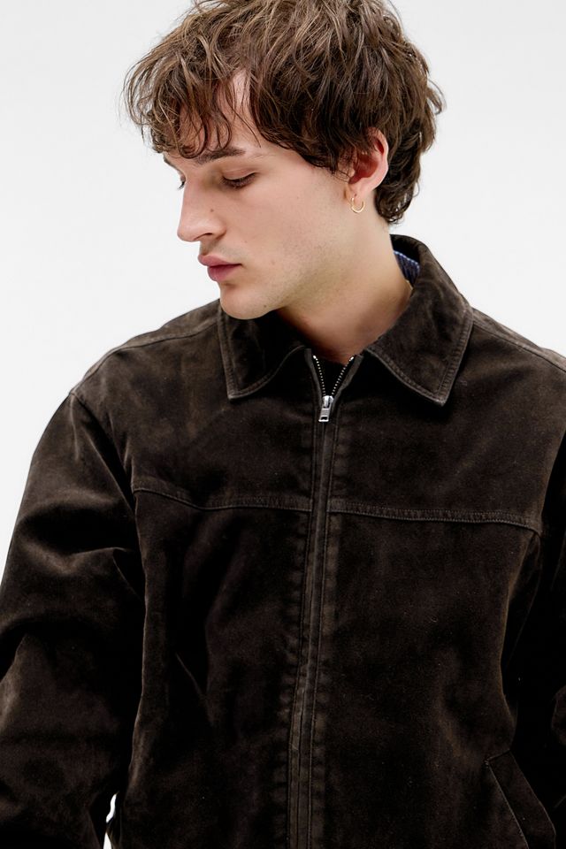 BDG Schokoladen Eric Kunstwildlederjacke #1