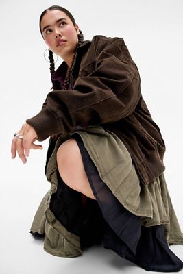 BDG Chocolate Eric Faux Suede Jacket