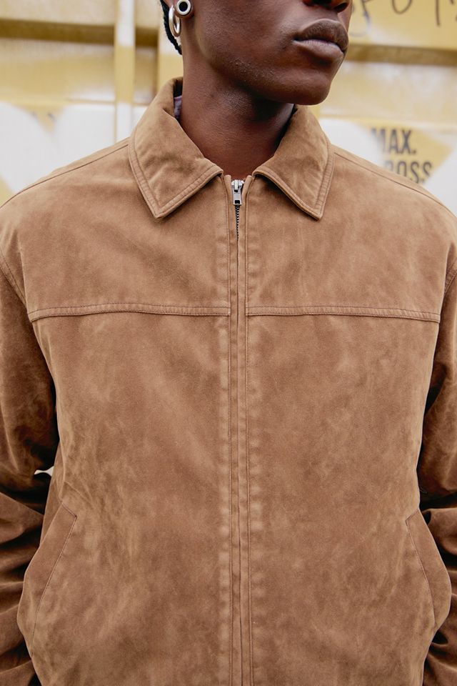 BDG Tan Eric Faux Suede Jacket #2