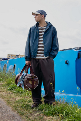 BDG Washed Teal Silvio Faux Leather Skate Hoodie - Turquoise S at Urban Outfitters