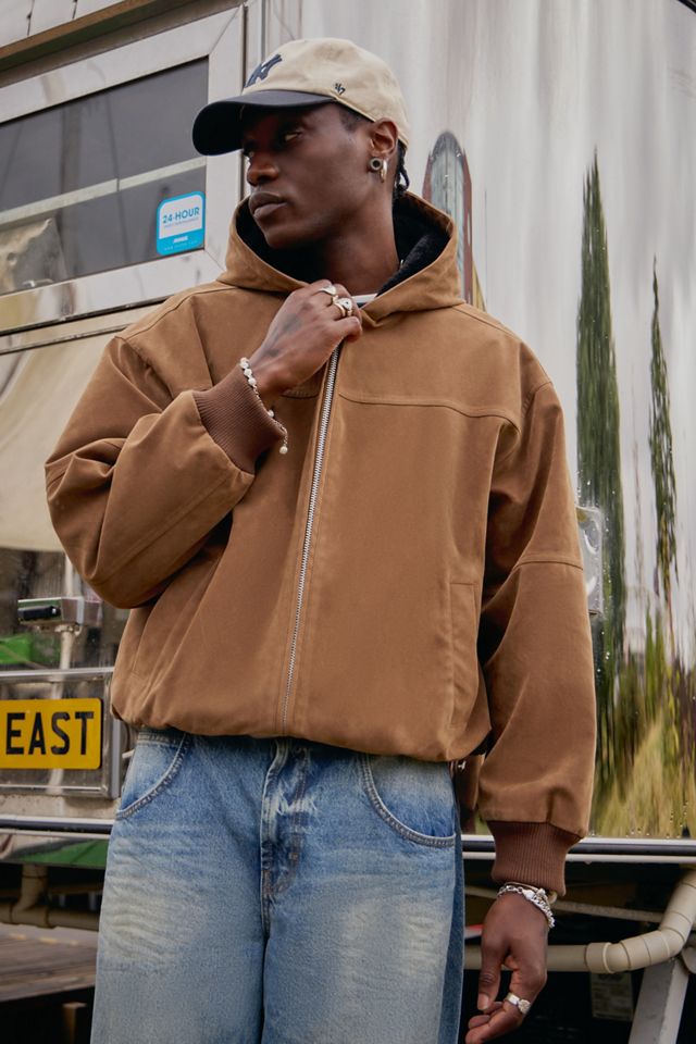 BDG Tan Silvio Faux Suede Jacket #1