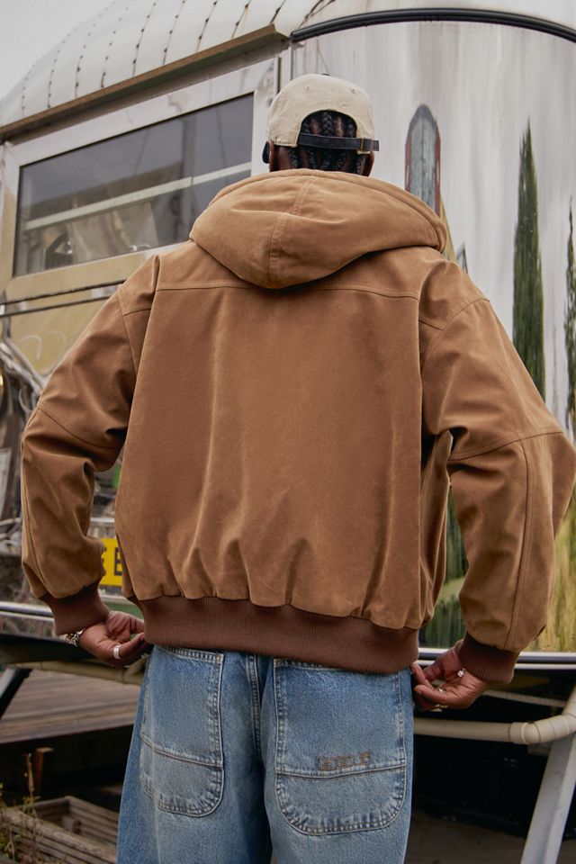 BDG Tan Silvio Faux Suede Jacket #4