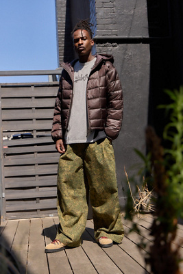 Ayker Brown Packable Puffer Jacket Product Page