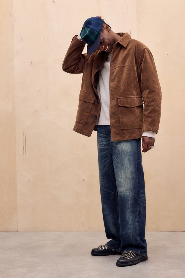 Manteau de voiture en suédine BDG #1