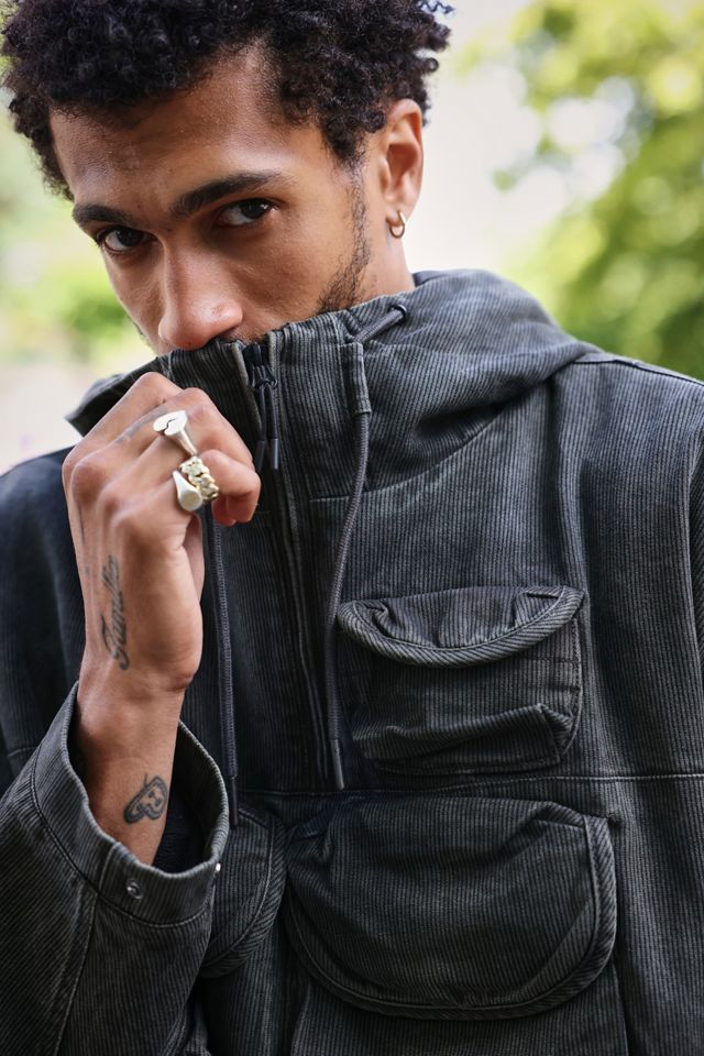 Ayker Pullover Multi-Pocket Corduroy Jacket #2