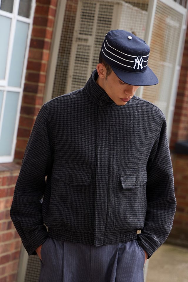 Manteau brossé à carreaux Hazza Loom #3