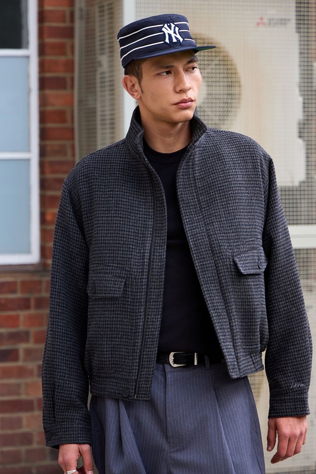 Manteau brossé à carreaux Hazza Loom #5