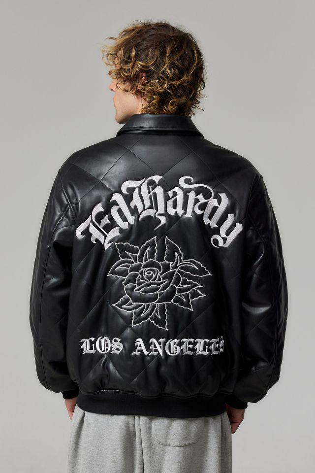 Ed Hardy UO Exclusive Quilted Bomber Jacket