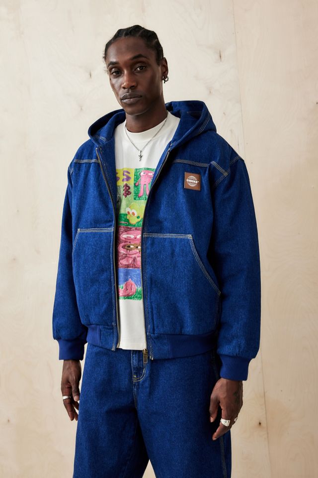 Carhartt denim work jacket best sale