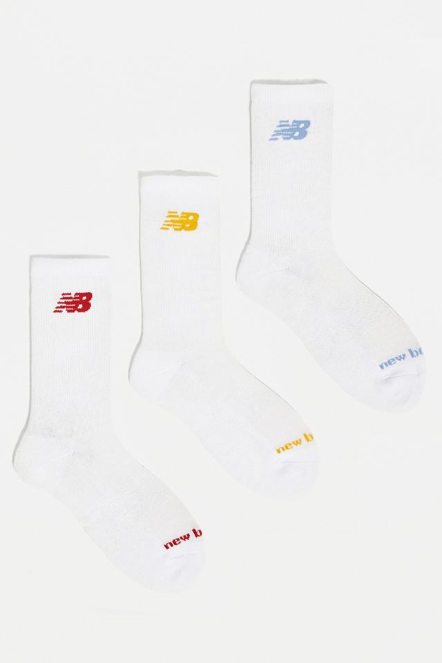 New Balance - Lot de 3 paires de chaussettes blanches #1