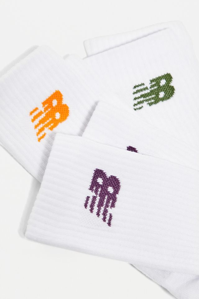 New Balance – Socken in Lila, Orange und Grün im 3er-Set #1