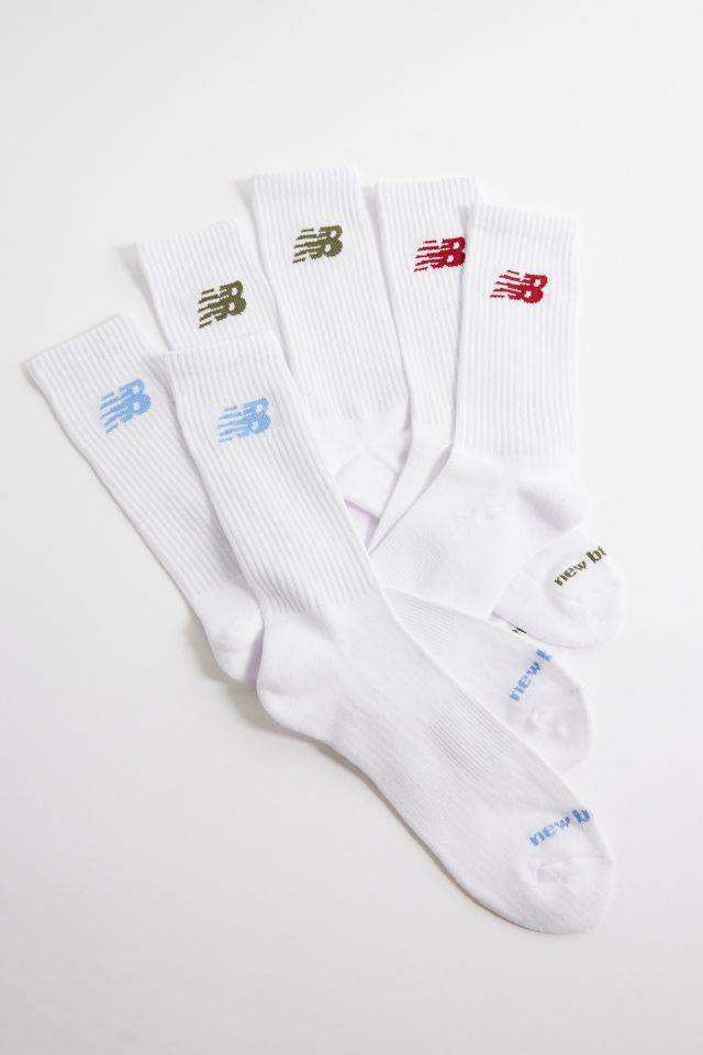 New Balance White Socks 3-Pack | Urban Outfitters UK