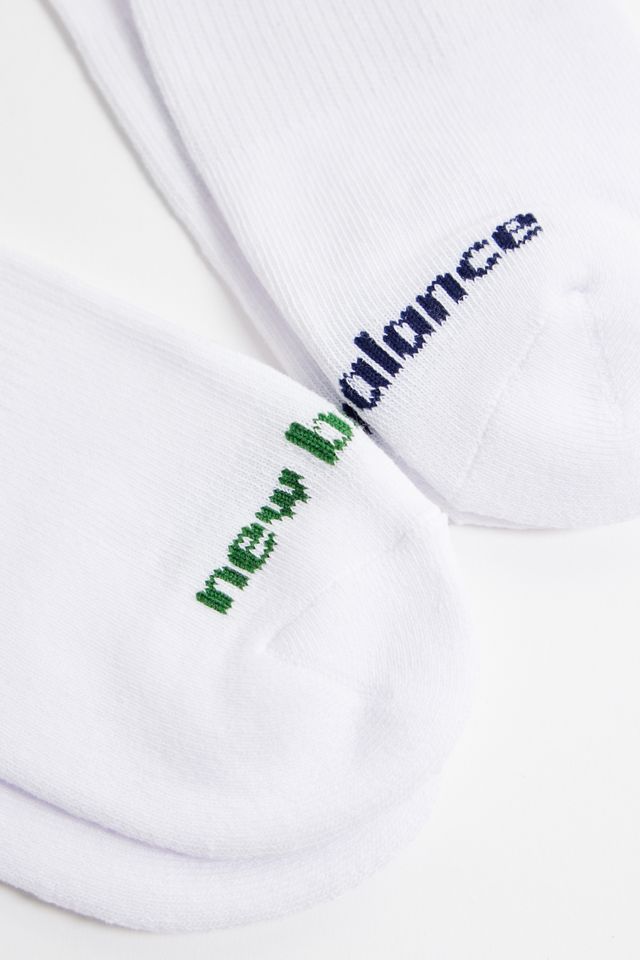 New Balance Logo White Socks 3-Pack #2