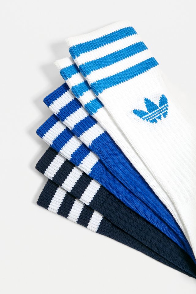 adidas Blue Crew Socks 3-Pack #1
