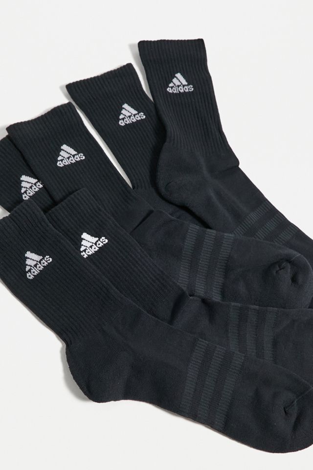 adidas Paquete de 3 calcetines deportivos negros #1