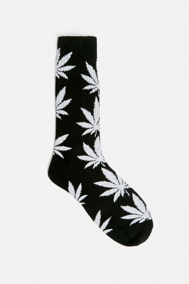 HUF Plantlife Black Socks | Urban Outfitters UK
