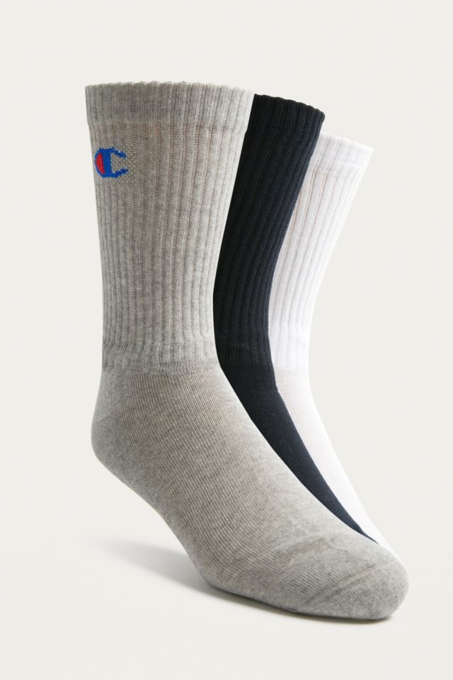 Champion Logo Socks 3-Pack