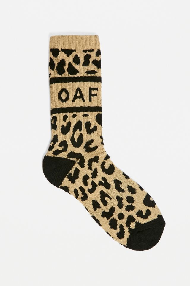 Lazy Oaf Leopard Print Socks | Urban Outfitters UK