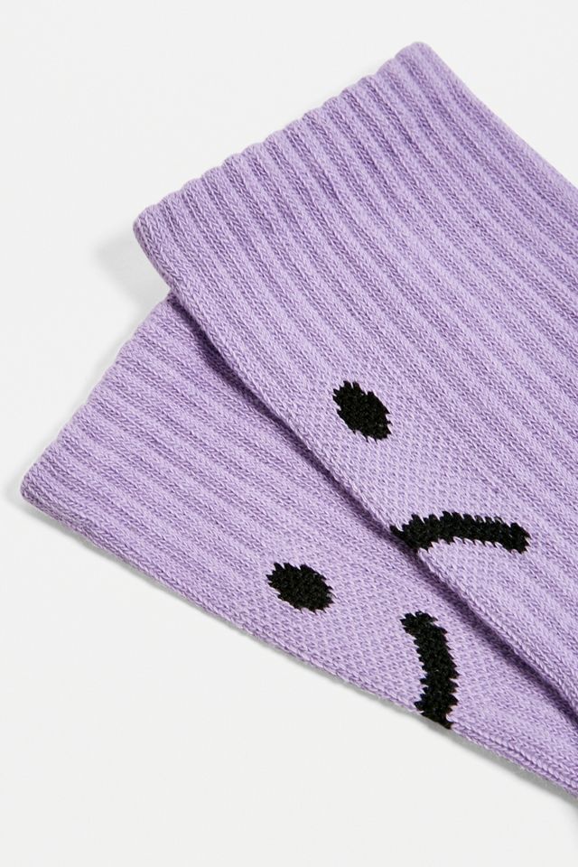 Lazy Oaf Happy Sad Lilac Socks #1