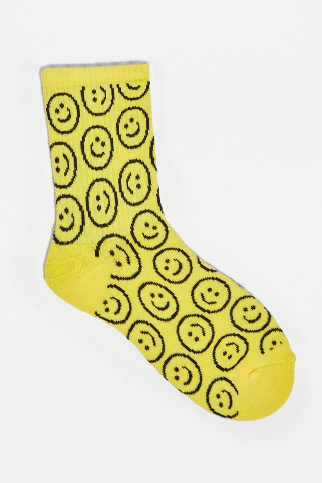 Lazy Oaf Yellow Happy Days Socks