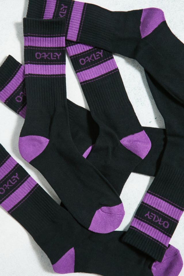Oakley B1B Purple Logo Socks 3-Pack | Urban Outfitters UK