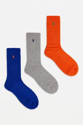 ralph lauren orange socks