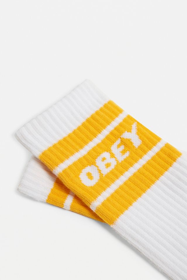 OBEY - Chaussettes Cooper II jaunes #1