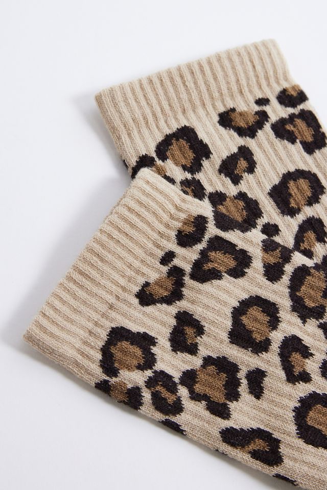 Chaussettes imprimé léopard #1