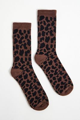 UO Leopard Print Socks