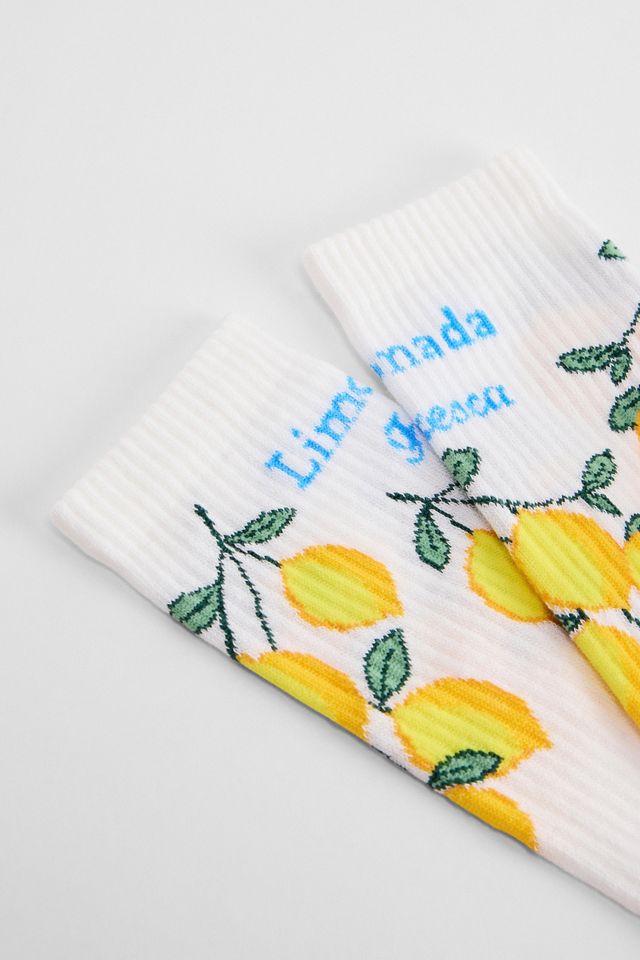 UO Ecru Limonada Socks #1