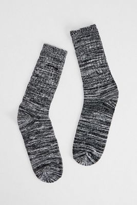 iets frans... Schwarze Twist-Socken