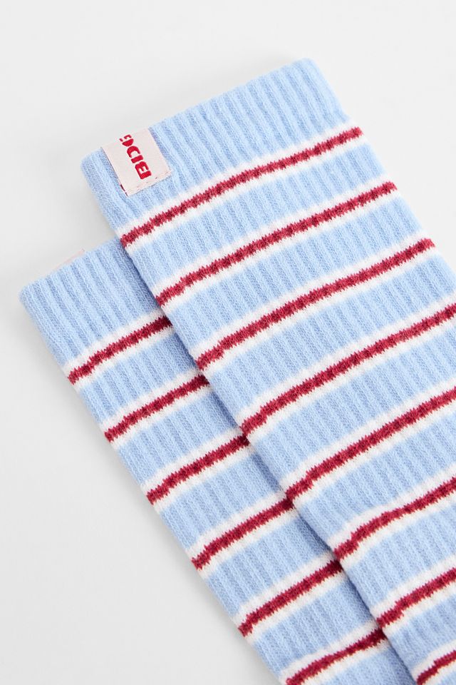 BDG Blue Thin Stripe Socks #1