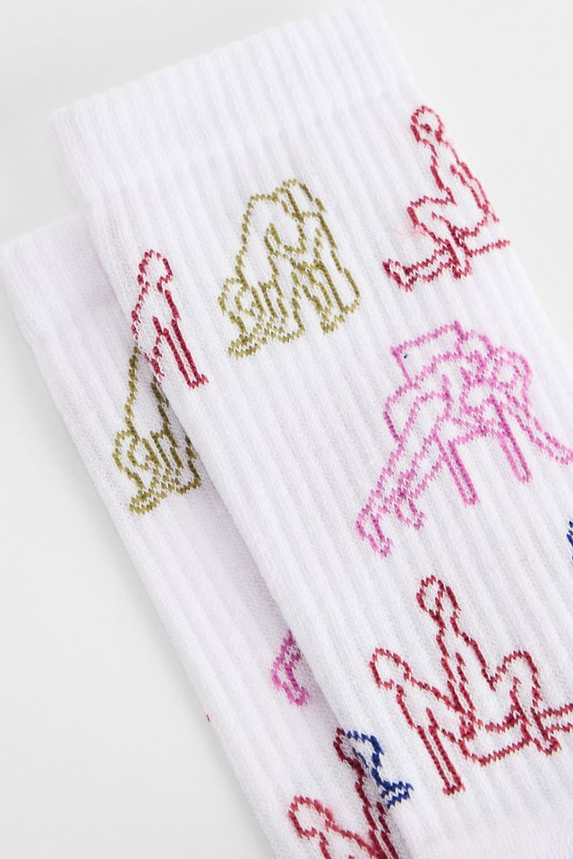 UO Weiß Multi POD Socken #1